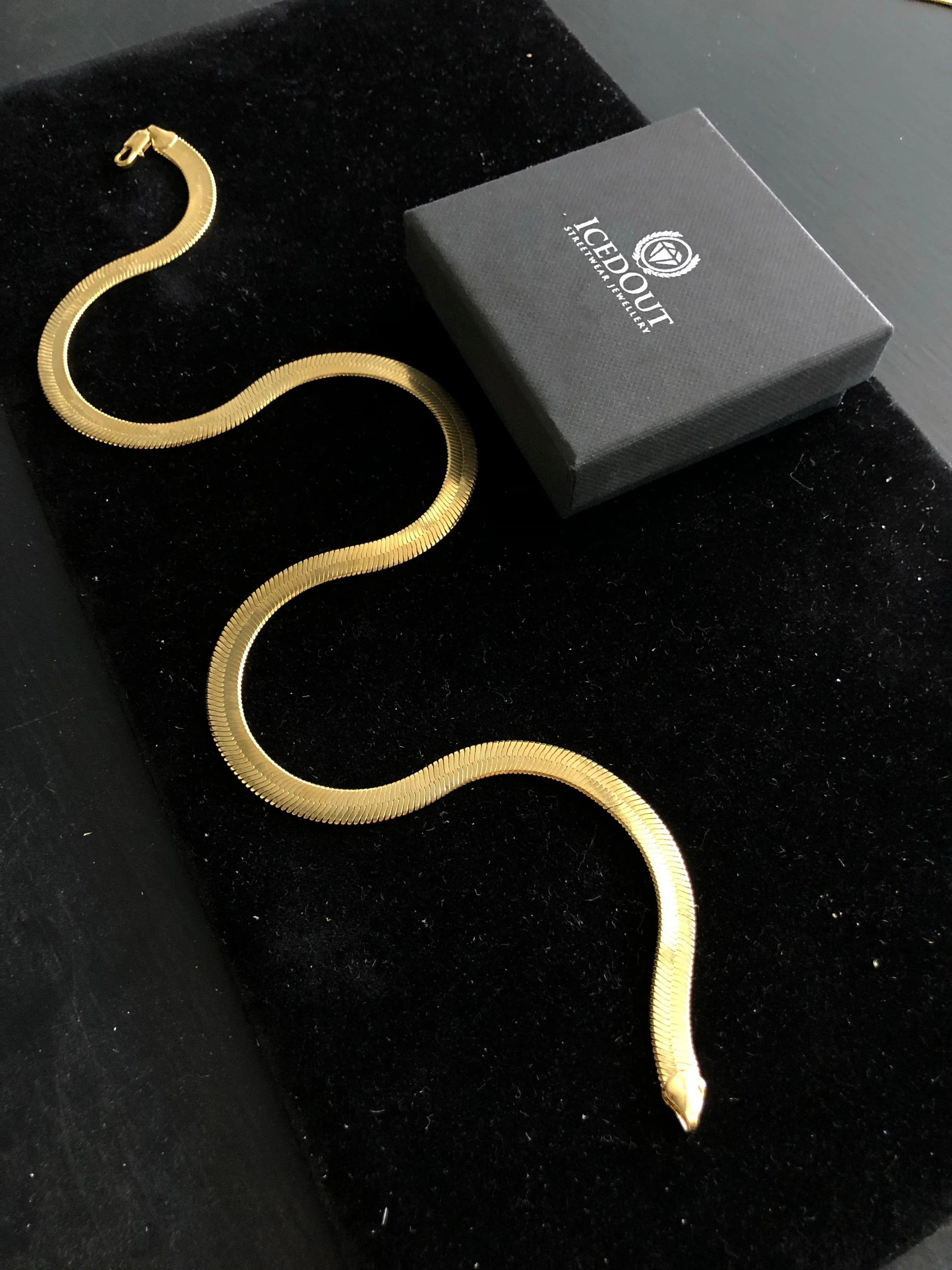 10mm Snake chain - Gold