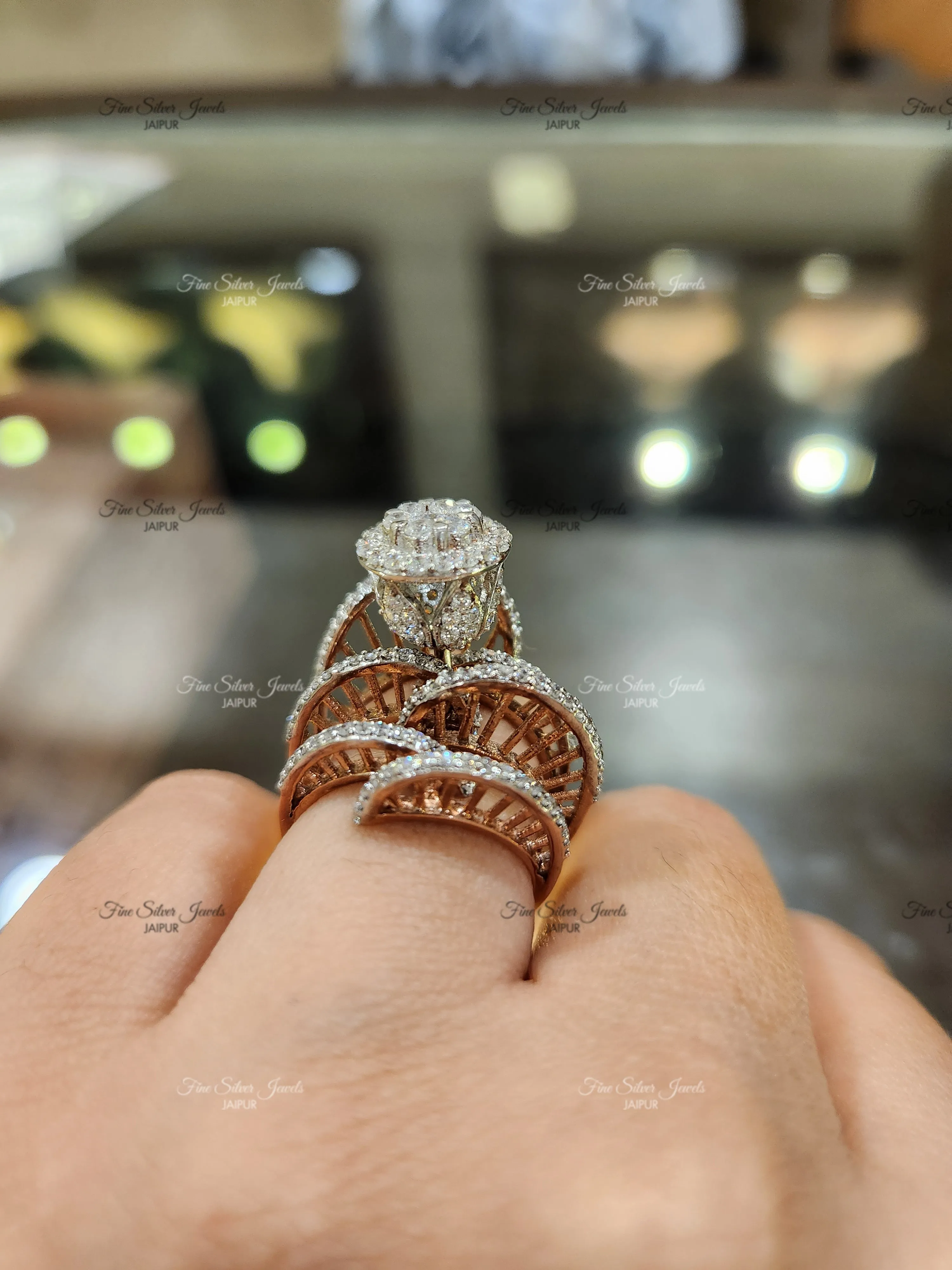 925 Silver COCKTAIL HOUR RING