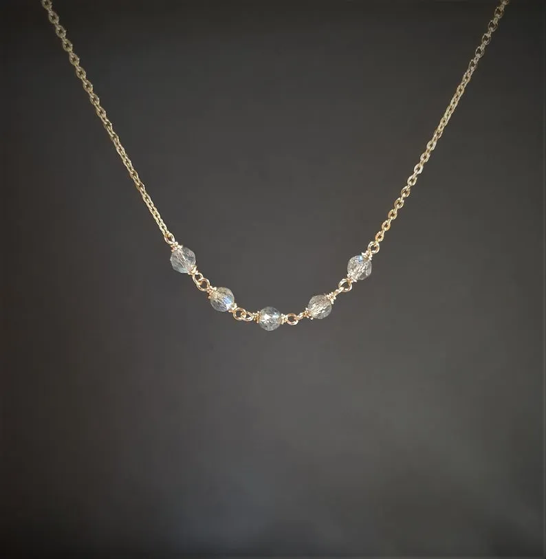 Beaded Labradorite Necklace