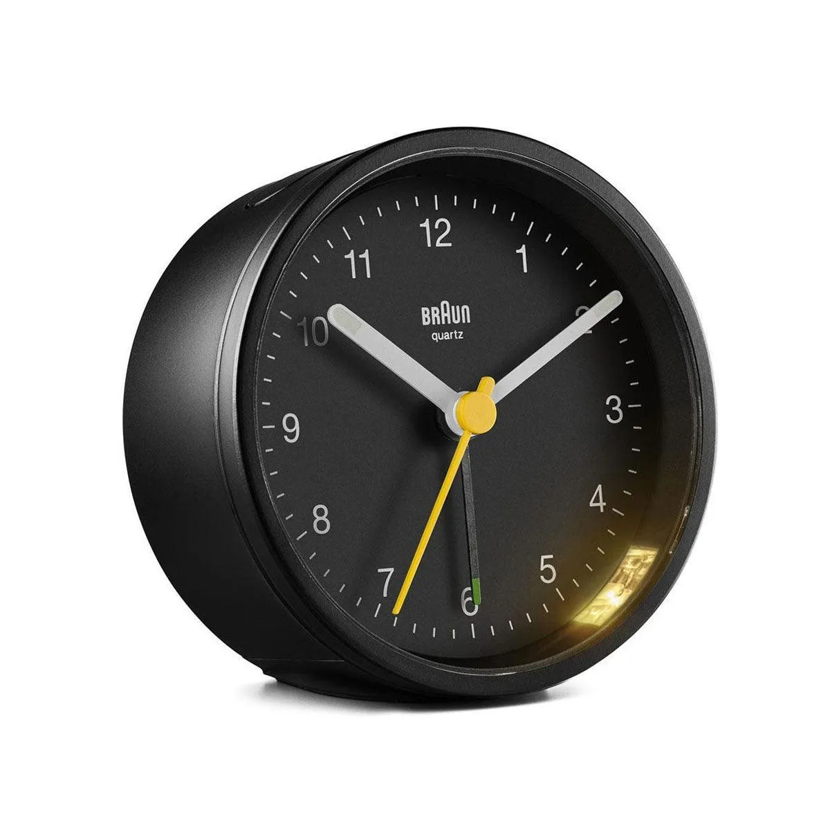 Braun Classic Black Analogue Alarm Clock BC12B