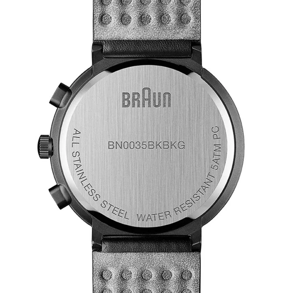 Braun Classic Chronograph Watch BN0035BKBKG