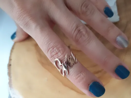 Handwrite Name Ring