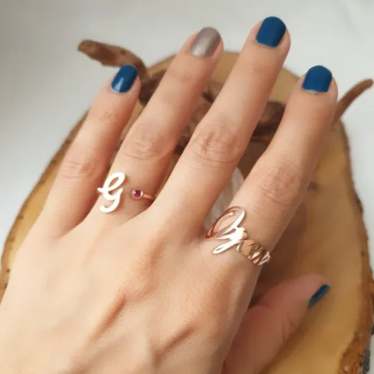Handwrite Name Ring