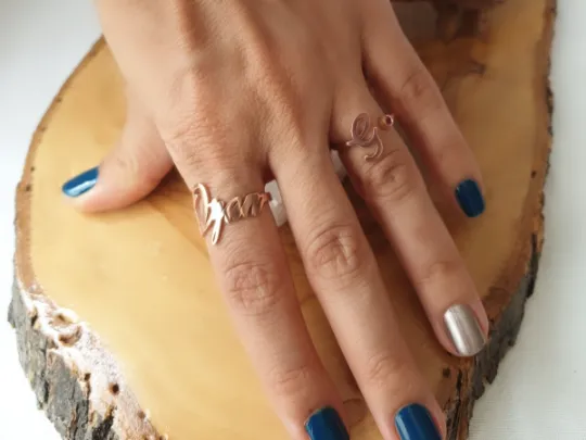 Handwrite Name Ring