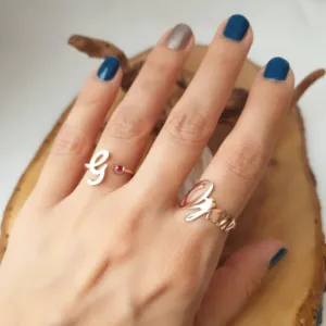 Handwrite Name Ring