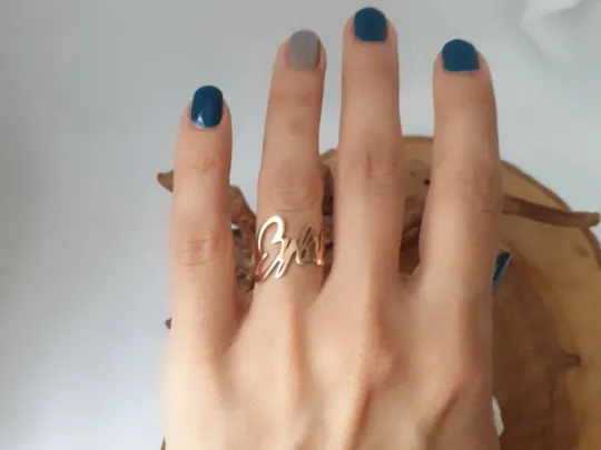 Handwrite Name Ring