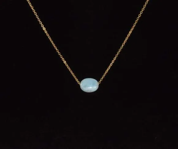 Larimar Floating Necklace