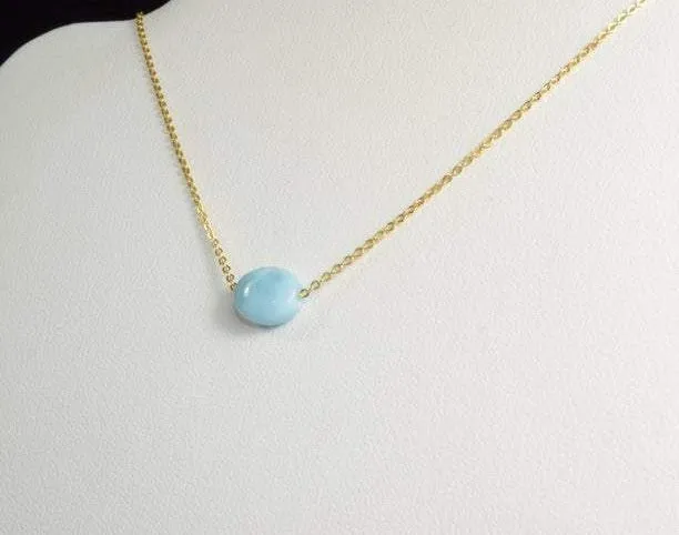 Larimar Floating Necklace