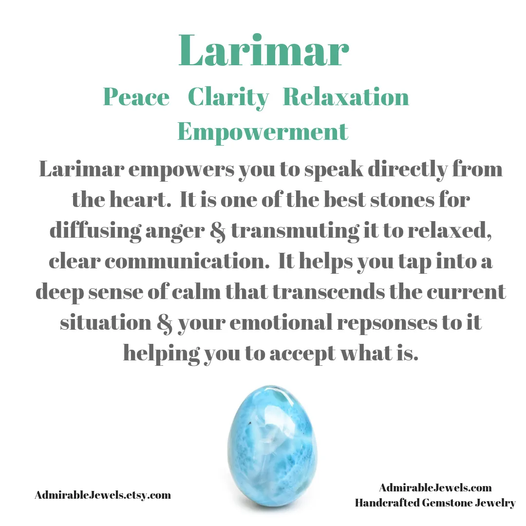 Larimar Floating Necklace