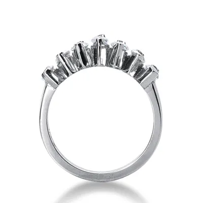 Marquise Diamond Wedding Band (Total Diamond Weight 1.40ct, Quality GH-VS)
