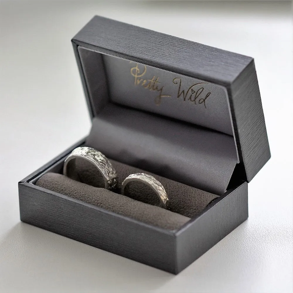 Silver Rustic Treasure Ring - 6.5 mm
