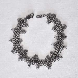 Spikey Molten Chain Mail Bracelet - Katherine James