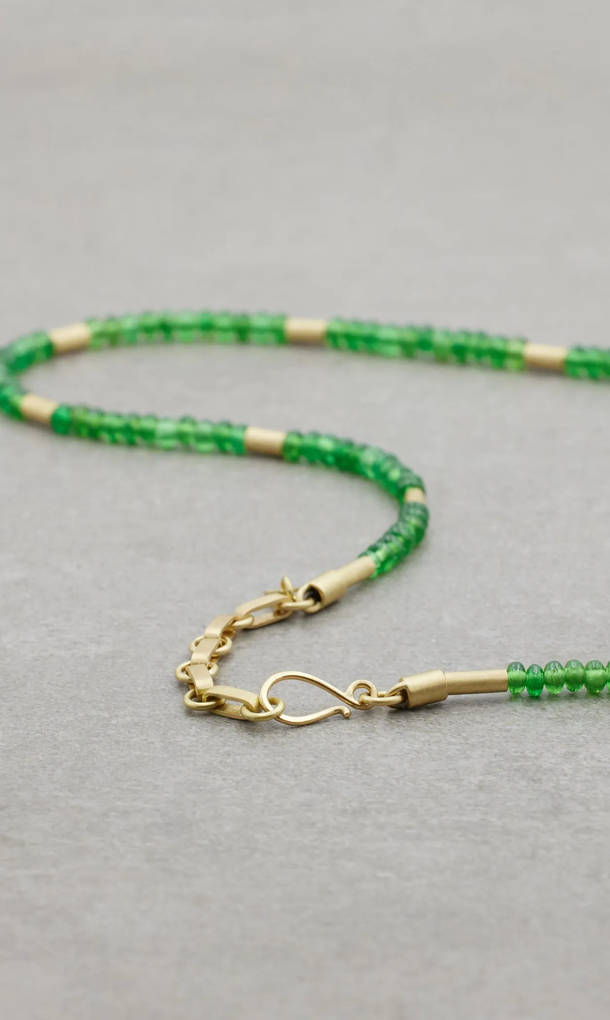 Tsavorite Gemstone Necklace