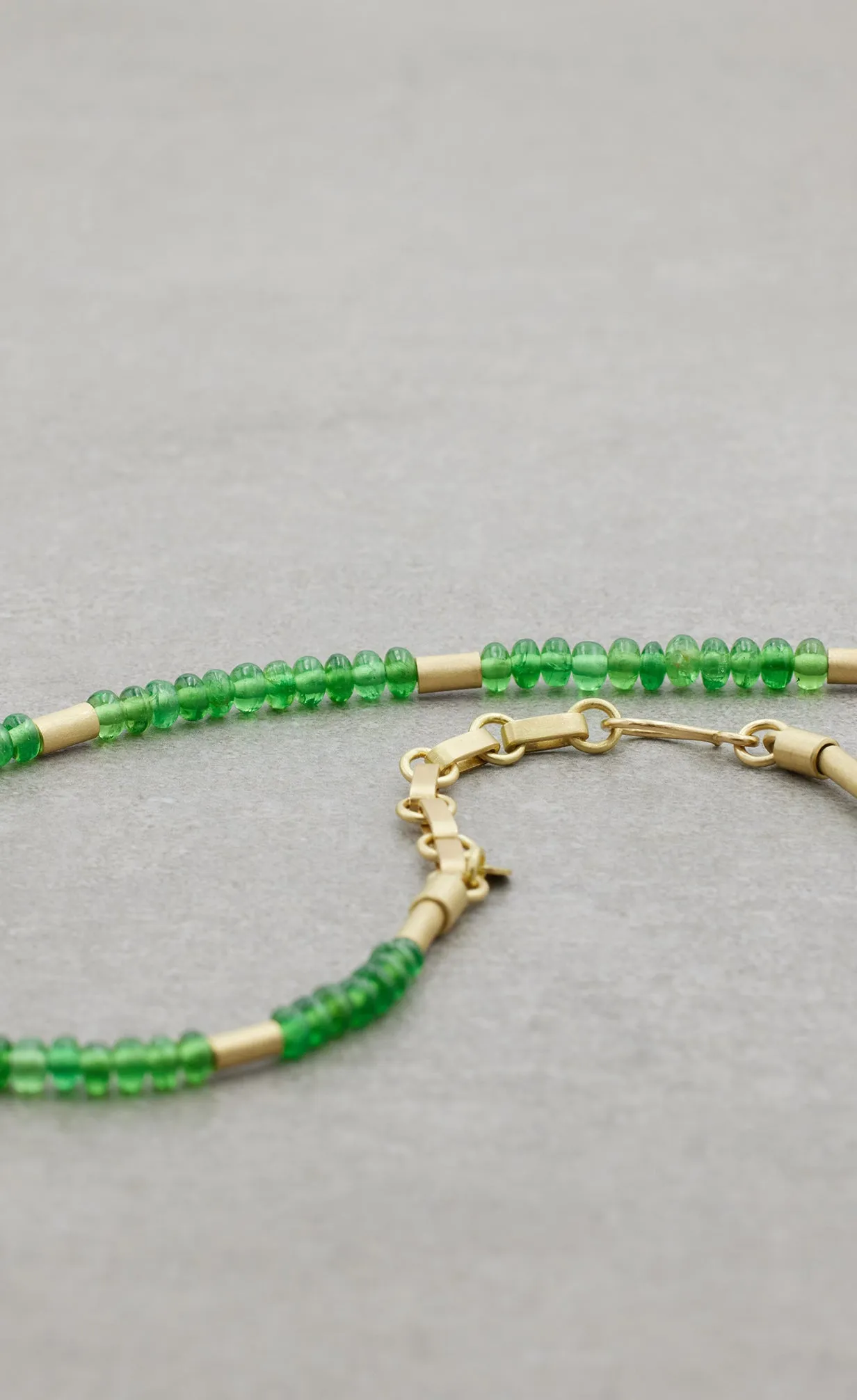 Tsavorite Gemstone Necklace